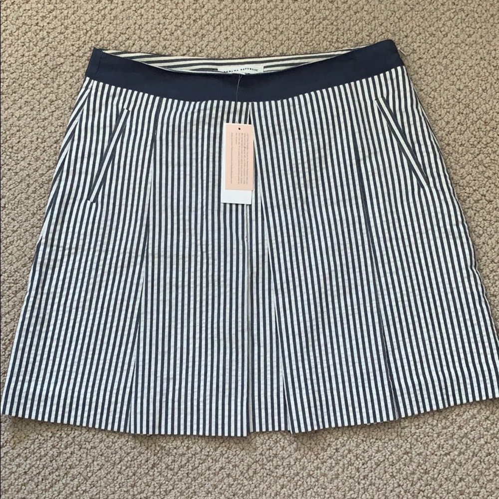 Striped Banana Republic Skirt